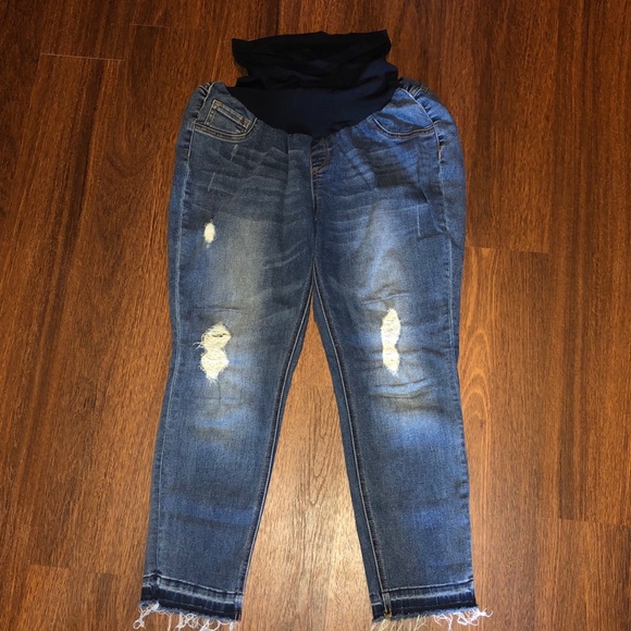Jessica Simpson Denim - JESSICA SIMPSON Maternity skinny ankle jean - XL